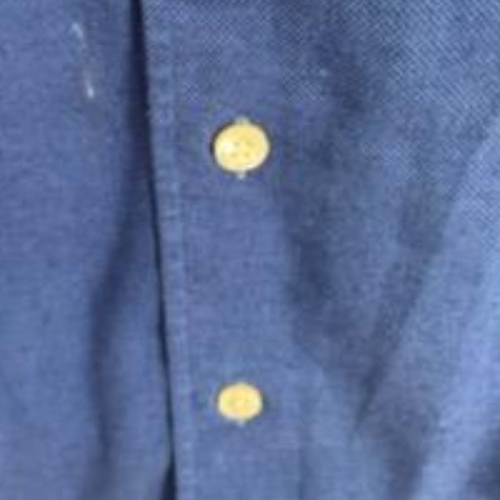 Long Sleeve button down shirt size 16 32/33 blue - Picture 5 of 9